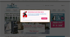 Desktop Screenshot of boutique.ping-deco.fr